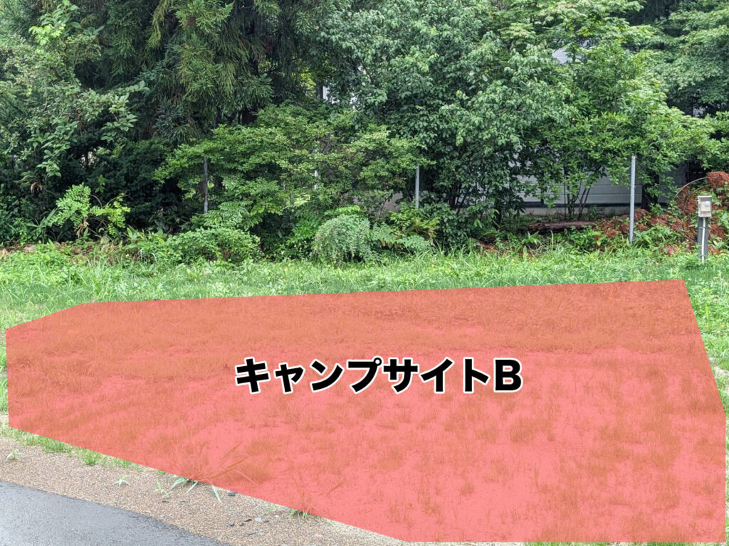 キャンプサイトBの画像